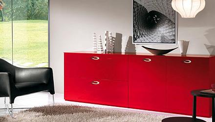 Interiér obývacího pokoje model Alba Polo